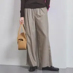 UNITED ARROWS W/P イージーパンツ ベージュ