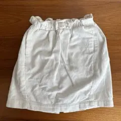 バースデイ　ママラク　mamaraku スカート コーデュロイ　ホワイト110
