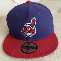 【廃盤レア】NEW ERA 59FIFTY インディアンス ワフー酋長 71/2