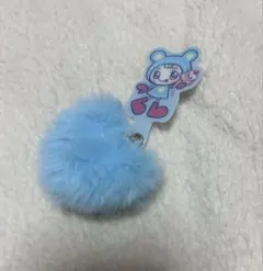メゾピアノ　ファー付き キーホルダー