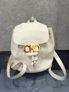 Salvatore Ferragamo ガンチーニ リュック ホワイトのサムネイル
