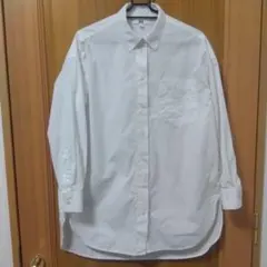 エクストラファインコットン　オーバーサイズロングシャツ