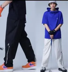 ANTIQUA GOLF×STCH ワイドパンツL ゴルフウェア　ゴルフパンツ