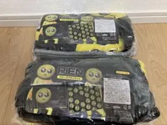 ぴえんくん　キャラクタータオル 2枚セット 黒と黄色
