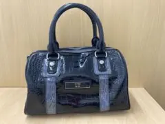 GUESSクロコダイル風エナメルハンドバッグのサムネイル