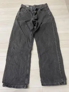 ZARA ダークグレー バギーパンツ