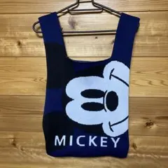 ミッキーマウス ニットバッグ