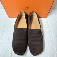 【極美品 箱付】HERMES ローファー 37(23.5cm) ブラウンのサムネイル