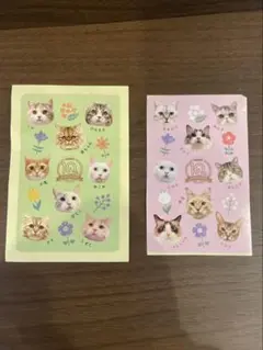 猫カフェMOCHA ステッカー2枚
