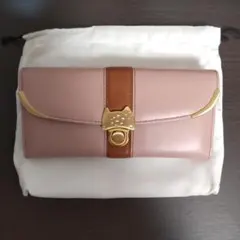 猫モチーフ ピンク 長財布 ツモリチサト tsumori chisatoのサムネイル