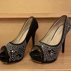 オープントゥ パンプス