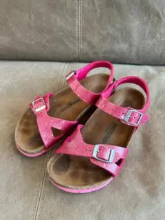 【BIRKENSTOCK】ビルケン キッズ リオ 22cm ピンクグリッター