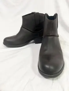 クラークス 24.5cm レザーショートブーツ GORE-TEX ダークブラウンのサムネイル