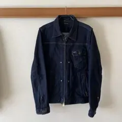 ジョンブル ダークブルー デニムジャケット　Gジャン