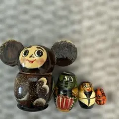 チェブラーシカ マトリョーシカ ロシア　フィギュアのサムネイル