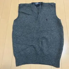 Polo by Ralph Lauren グレー Vネック ベスト
