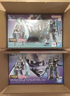 RG1/144 RX-78-2 Ver.2.0 MS-06S ザクII 初音ミク - メルカリ