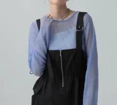 新品LEPSIMシアープリーツデザインプルオーバー