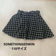 SOMETHINGEDWINスカートチェック柄 110サイズ