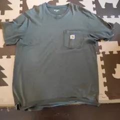 Carhartt ポケットTシャツ　POCKET T-SHIRT XL　グリーン