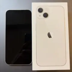 iPhone13 最大容量100% 本体　SIMフリー　スターライト　128ギガ