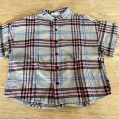 【ブランシェス】チェックシャツ100センチ