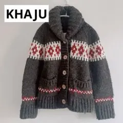 カージュKHAJU シップス★ペルー製ウールカーディガンships