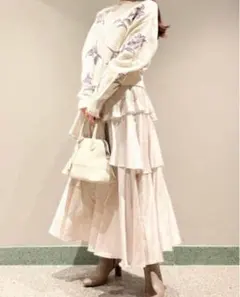 スナイデル　リリープリント刺繍プルオーバー SWNT235092