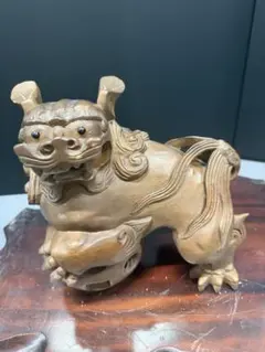 猪 置物 金色 縁起物 工芸品 環水作 子 - メルカリ