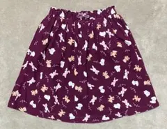 【any FAM / エニィファム】 アニマル 総柄 スカパン