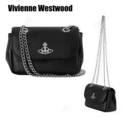 Vivienne Westwood ブラックショルダーバッグのサムネイル
