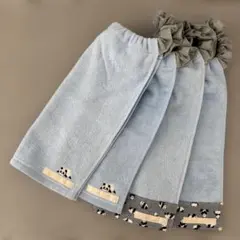 タオルエプロン　4枚　お食事エプロン　おりこうエプロン　②