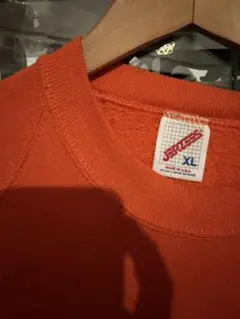 美品】80s USA製 DISCUS 円盤タグ 脇ガゼット ブランクスウェット