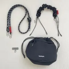 topologie ブラック ショルダーバッグ セット