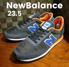 【美品】NewBalance410 ニューバランススニーカー ブラック&オレンジ