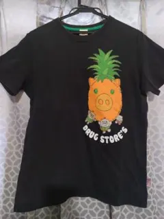 drug store's パイナップル Tシャツ ブラック サイズ4のサムネイル