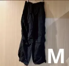 GU カーゴパンツ レディース 黒 M