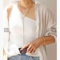 ☆美品☆エブリデイ アイライク　ワンショルダー　トップス　白のサムネイル