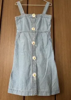 フラワーリボンボタンデニムワンピース　チェスティ　chesty