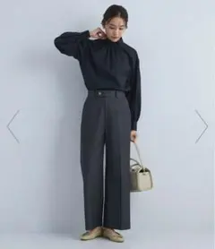 グリーンレーベルリラクシング　グリード シャンブレー ストレート パンツ