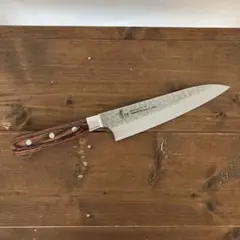 堺孝行 33層槌目ダマスカス 牛刀 180mm VG10 日本製 新品