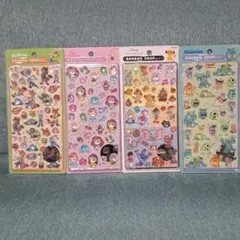 ボンボンドロップシール　ディズニー ４枚