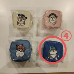 最安値♥ほか2種有り♥モフサンド刺繍スクエアミニポーチ④
