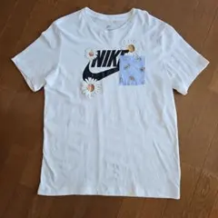 NIKE Tシャツ デイジー柄 ポケット付き ホワイト