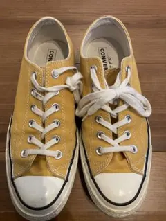 チャックテイラーイエロースニーカー　25㎝