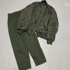 GU ボンバージャケット・イージーパンツセット