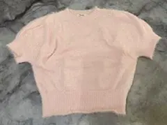 SNIDEL ピンク 半袖ニット