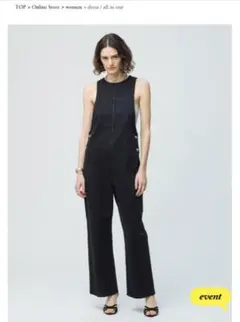 【本日限定価格✨】RonHerman ヴィンテージ加工 オーバーオール 黒デニム 本日限定価格✨】RonHerman ヴィンテージ加工 オーバーオール 黒