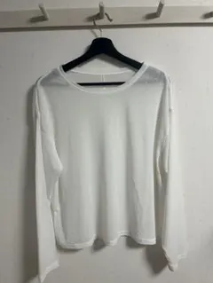 ciaopanic typy ホワイト 長袖 シアートップス