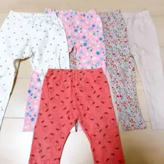 【女の子レギパン5枚まとめ売り】パンツレギンスズボンユニクロUNIQLO100